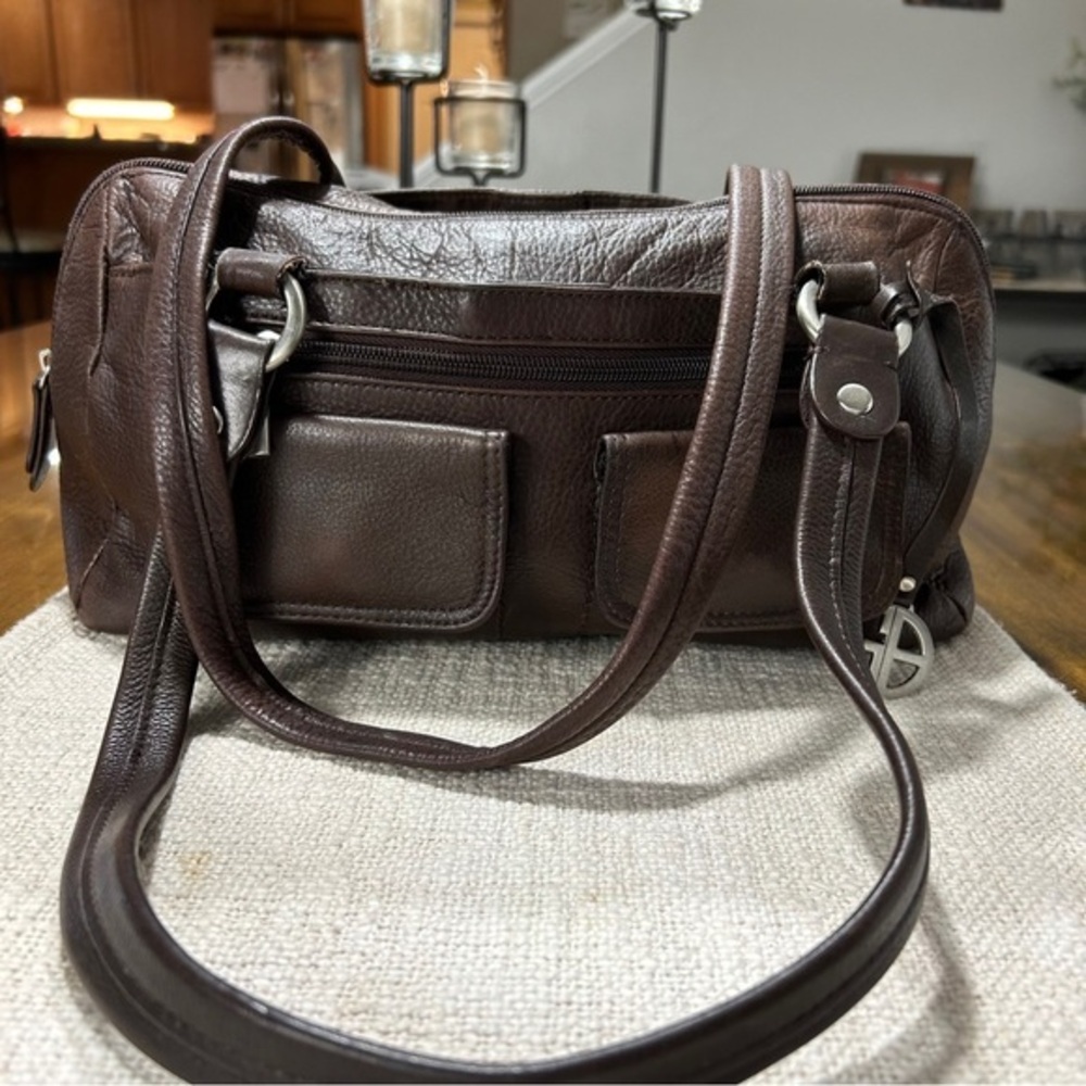 GIANI BERNINI Genuine Leather Shoulder Bag